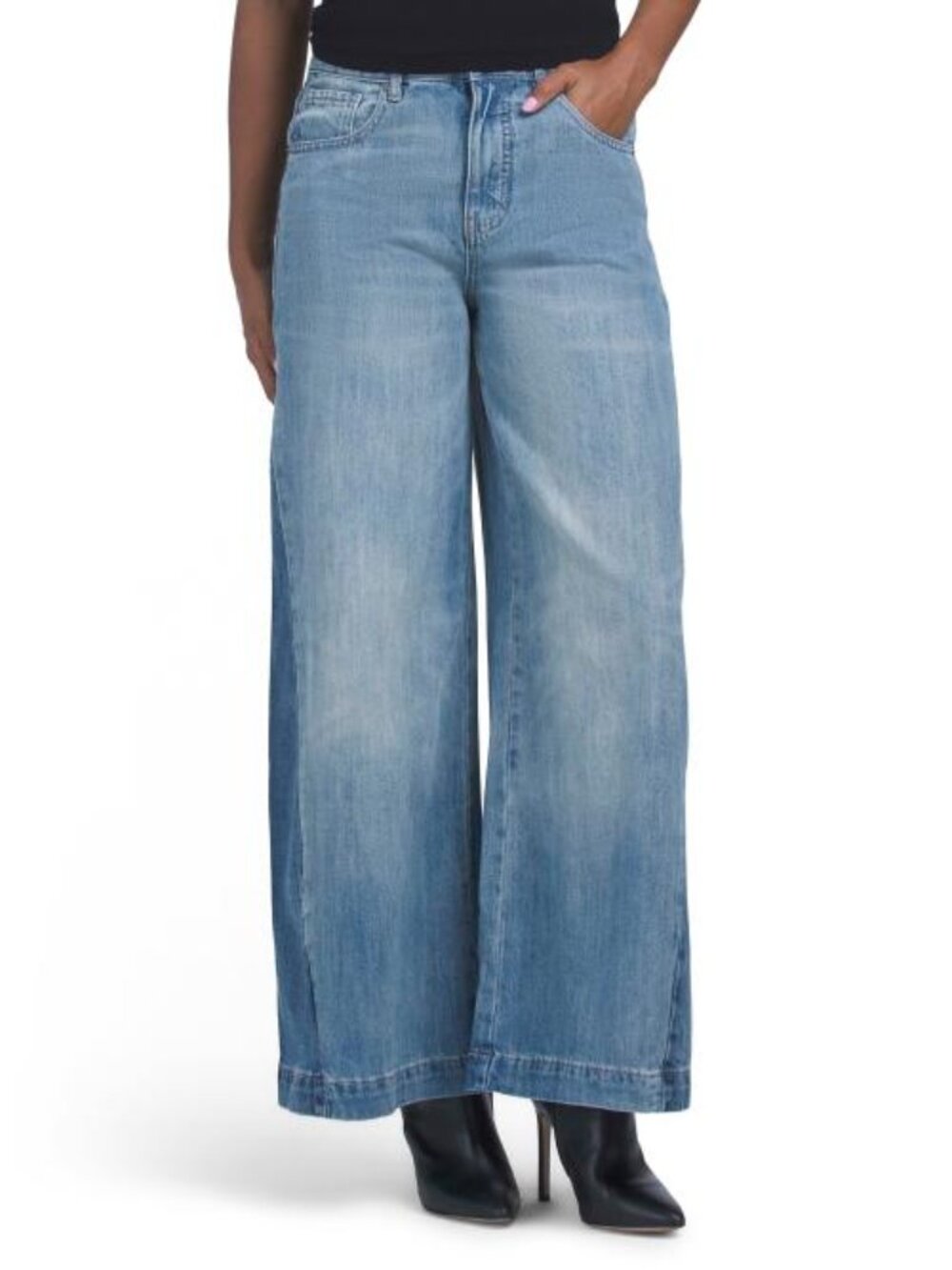 CURRENT/ELLIOTT Denim Wide Leg Jeans